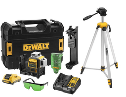 DeWalt DCE089D1G - Zelfnivellerende Kruislijnlaser - 3x 360° lijnen - Groen