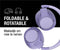 Fresh 'n Rebel Clam Core - Draadloze Over-Ear Bluetooth Koptelefoon - 45 uur batterijduur - Paars