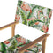CINE - Tuinstoel set van 2 - Groen/Hout/Flamingo - Polyester