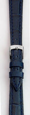 Huismerk Bolle Kroko blauw horlogeband