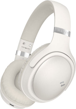 Havit H630BT (Beige) Hoofdtelefoons Bedraad en draadloos Hoofdband Muziek USB Type-C Bluetooth