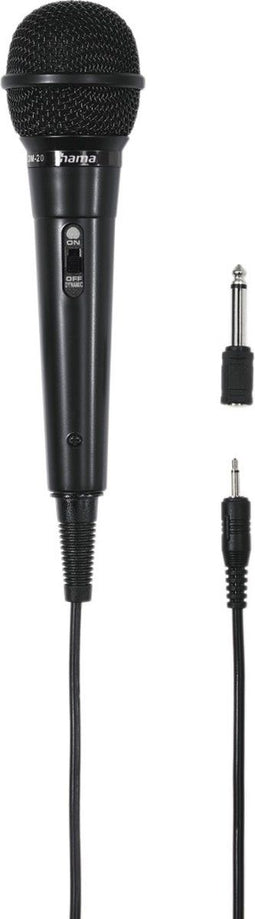Hama DM 20 - Dynamische Microfoon - 2,5 m kabel - Zwart