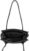 DSTRCT Medium Schoudertas / Crossbodytas Dames - Leer - Portland Road - Crocoprint - Zwart