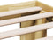 vidaXL - Bedframe - zonder - matras - 180x200 - cm - massief - hout - eiken