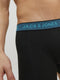 JACK&JONES ADDITIONALS JACWAISTBAND TRUNKS - Boxershorts - 3-pack - Asphalt (3-pack)