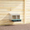 vidaXL - Kippennestkast - 2 - compartimenten - wandmontage - gegalvaniseerd - staal
