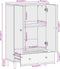 vidaXL - Hoge - kast - 60x33x100 - cm - massief - mangohout