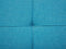 RONNE - Slaapbank 3-zits - Turquoise - Polyester