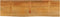 vidaXL - Tafelblad - met - natuurlijke - rand - 100x30x3,8 - cm - massief - mangohout
