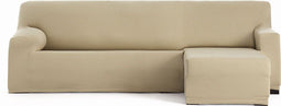 Hoes voor chaise longue met korte armleuning rechts Eysa BRONX Beige 110 x 110 x 310 cm