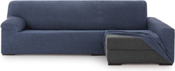 Hoes voor chaise longue met lange armleuning rechts Eysa THOR Blauw 170 x 110 x 310 cm
