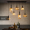 Lucide MALOTO - Hanglamp - 7xE27 - Dimbaar - Amber