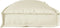 vidaXL - Ligbedkussen - voor - Bank - Crème - 110x40x8 - cm - Oxford - Stof