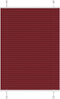 vidaXL - Plissé - rolgordijn - 95x100 - cm - stofbreedte - 94,4 - cm - bordeauxrood