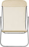 vidaXL - Strandstoelen - 2 - st - textileen - en - gepoedercoat - staal - crèmekleurig