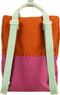 Sticky Lemon Backpack/Boekentas Large Better Together - Colourblocking - Gravel Orange - Rosette Pink