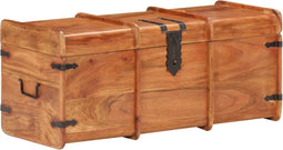 vidaXL - Opbergkist - 90x40x40 - cm - massief - acaciahout