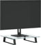 vidaXL - Monitorstandaard - 40x35x8 - cm - gehard - glas - en - metaal - zwart