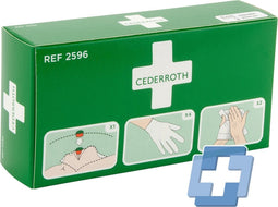 Cederroth Protectiepakket - Beademingsdoekjes met terugslagklep - Inclusief handschoenen en handreiniger (1 stuk)