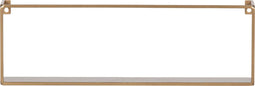 WOOOD Meert Wandplank - Metaal - Goud - 16x50x8