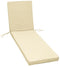 JARDIN PRIVE MONTE CARLO ligstoelkussen - 185 x 55 x 6 cm - Ivoor