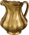 Mica Decorations Vaas Kan - 22x21x24 cm - Keramiek - Goud