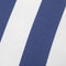 vidaXL - Sierkussens - 4 - st - gestreept - 50x50 - cm - stof - blauw - en - wit