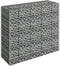 vidaXL - Gabion - plantenbak - verhoogd - 90x30x90 - cm - gegalvaniseerd - staal