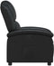 vidaXL Relaxfauteuil - Handmatige relaxfunctie - Zwart