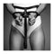 Bijoux Indiscrets Maze Wide Taille Harnas - Zwart