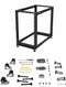 Startech.com 18U - Open frame rack - 4 stijlen verstelbare diepte - Zwart