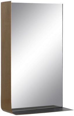 Wandspiegel Zwart Gouden 40 x 12 x 60 cm