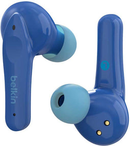 Belkin SoundForm Nano - Draadloze hoofdtelefoon - Bluetooth 5.0 85 dB volumebegrenzing - Blauw