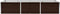 vidaXL - Plantenbak - verhoogd - 240x80x45 - cm - gegalvaniseerd - staal - bruin