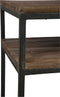 J-Line console - hout - bruin/zwart