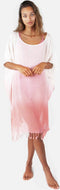 Barts Walu Kaftan - Kaftan 100% katoen - Knielang met taillekoord - Lipstick