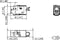 Metz 130B21-E - RJ45-inbouwmodule Keystone CAT 6A - 10 GBit-ethernet - Montagevriendelijk