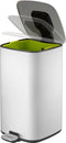 EKO - Regent pedaalemmer 12 liter - Steel Plastic - wit - Prullenbak