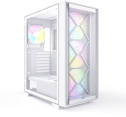 Montech AIR 1000 - Midi Tower PC - ATX µATX Mini-ITX 4x 2.5" 2x 3.5" Gehard glas Wit