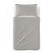Happy Friday Sheet set 2 pieces Basic 120x180 cm (Cot bed) Grey
