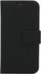 Mobiparts iPhone 12 Mini - Wallet Case - Saffiano motief - Zwart