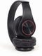 Gembird BHP-LED-01 - On-Ear Koptelefoon - Draadloos Bluetooth 5.0 - Zwart