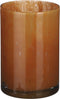 Mica Decorations Estelle Vaas - 17x17x23 cm - Glas - Bruin