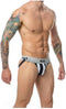 MOB EROTICWEAR - WHITE-BLACK SPORTS JOCKET XL