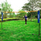 SoBuy Badmintonnet / Volleybalnet - Inklapbaar - 500 x 155 cm - Zwart