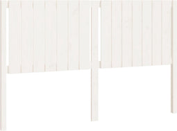 vidaXL - Hoofdbord - 155,5x4x100 - cm - massief - grenenhout - wit