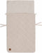 Jollein Baby Voetenzak groep 0+ 3/5 punts - Comfortbag met capuchon - Check Knit Oatmeal
