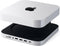 Satechi Aluminum Mac Mini - Standaard & Hub - USB-C 3x USB-A Micro/SD - Zilver