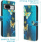 iMoshion Hoesje Geschikt voor Google Pixel 8 Pro Hoesje Met Pasjeshouder - iMoshion Design Softcase Bookcase - Meerkleurig / Blue Butterfly