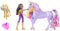 Unicorn Academy – Pop Sophia & Eenhoorn Wildstar - met 2 rijaccessoires en borstel - Speelfigurenset